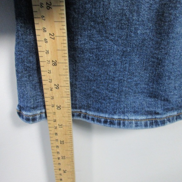 Madewell Skinny Flare Jeans Women 27 Blue Cotton Denim High Rise Bootcut 690 - Picture 11 of 11